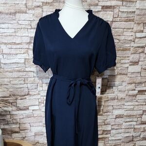 Nanette Lepore Elegant Navy Blue Women's Dress Brand New